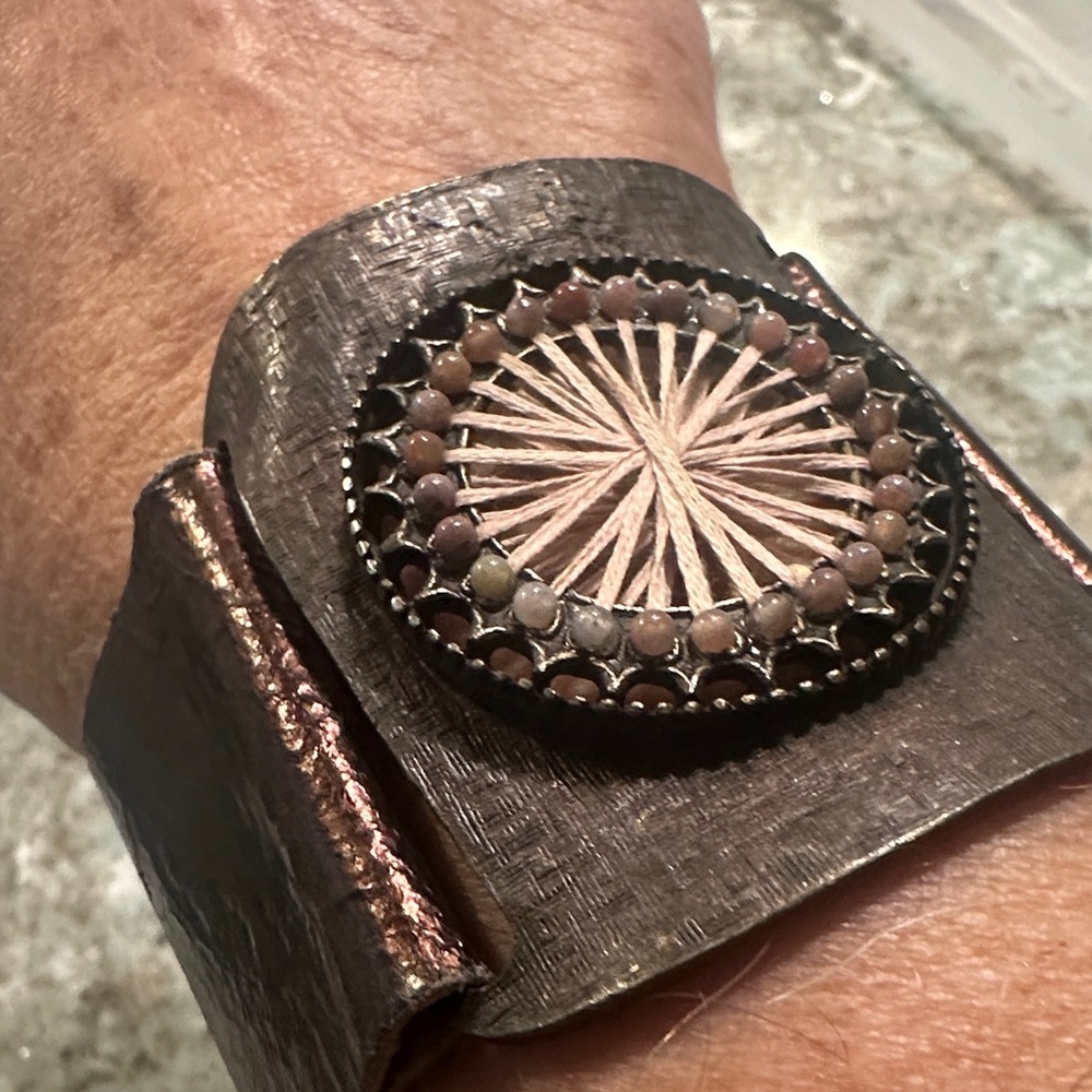 Artisan Copper Cuff Bracelet